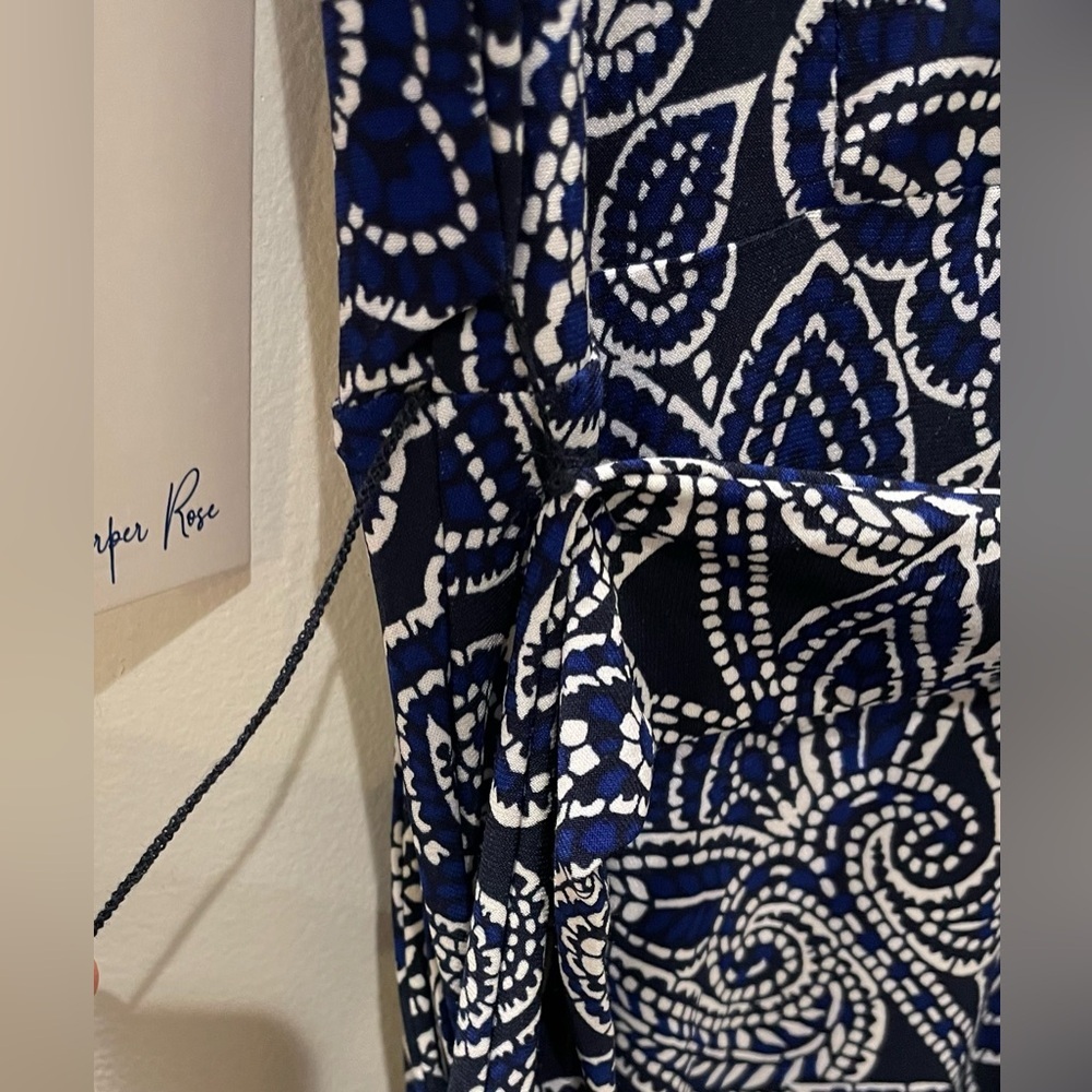 NEW…Harper Rose Drape Sleeve Patterned Wrap Dress - Picture 4 of 4